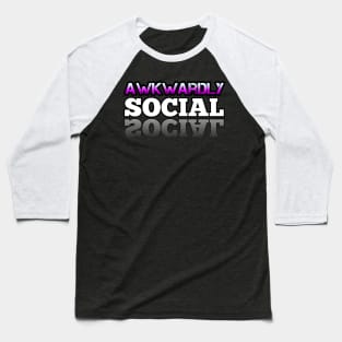 Awkwardly Social Baseball T-Shirt